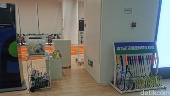 Hingga saat ini lab kesehatan Huawei ini sudah menguji raturan ribu kilometer berlari atau sekitar empat setengah khatulistiwa. Foto: Josina/detikcom