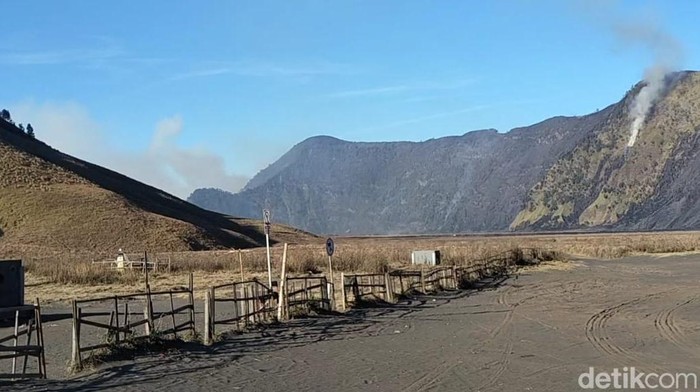 Penampakan bromo terbaru setelah kebakaran imbas flare prewedding.