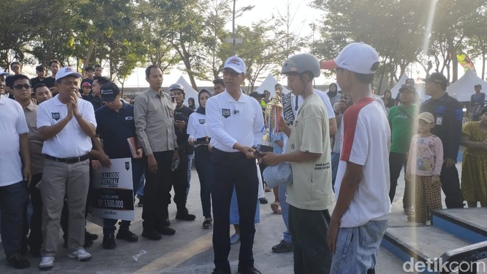 Pj Gubernur DKI Jakarta, Heru Budi Hartono, di RTH-RPTRA Kalijodo, Jakarta, 16 September 2023. (Brigitta BP Sari/detikcom)