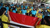 Anak-anak tampak antusias mengikuti kegiatan tersebut. 