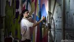 Seniman Grafiti Adu Kreativitas di Festival King Royal Pride