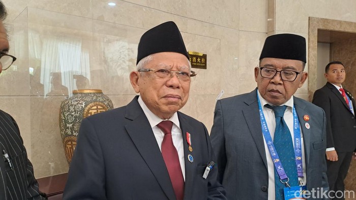 Wakil Presiden Maruf Amin bertemu dengan Gubernur Guangxi, Lan Tianli.