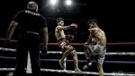 Aksi Petarung di Baku Hantam Championship