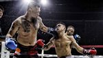Aksi Petarung di Baku Hantam Championship