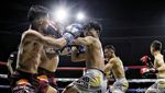 Aksi Petarung di Baku Hantam Championship