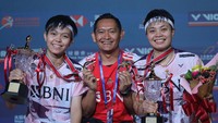 Usai menjuarai Hong Kong Open 2023, Apri/Fadia langsung fokus ke Asian Games 2023! Foto: Dok. PP PBSI