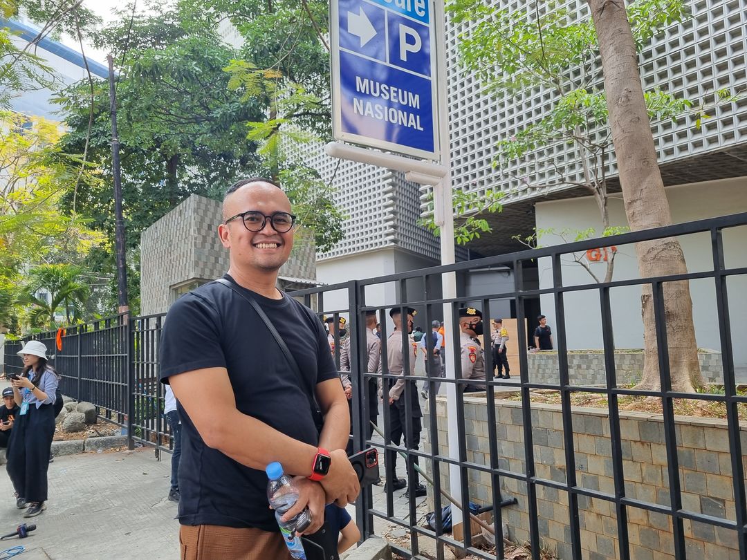 Asep Kambali di Museum Nasional
