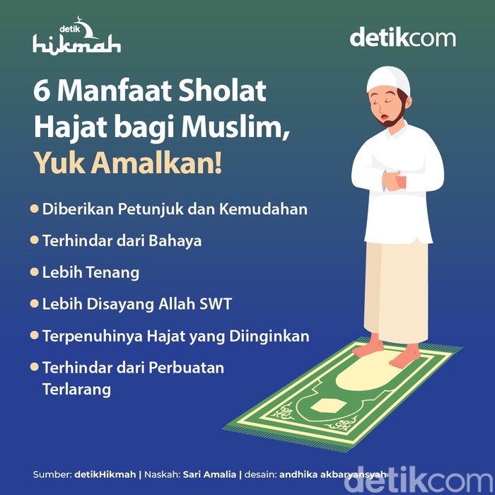 infografis manfaat sholat hajat infografis manfaat sholat hajat
