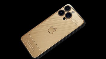 Logo Apple-nya juga terbuat dari emas 18K yang dilelehkan. Foto: Caviar