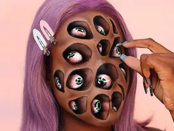 Bukan Photoshop! Kerennya Makeup Seni 3D di Wajah