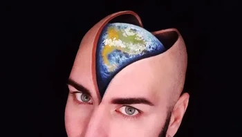 Ia baru memulai desain 3D-nya pada tahun 2014. Awalnya, ia menggunakan tangannya untuk menciptakan ilusi, namun kemudian ia beralih ke wajahnya. Foto: Instagram @lucaluceart via BrightSide