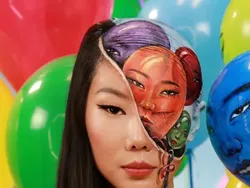 Bukan Photoshop! Kerennya Makeup Seni 3D di Wajah