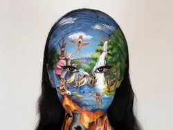 Bukan Photoshop! Kerennya Makeup Seni 3D di Wajah