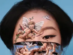 Bukan Photoshop! Kerennya Makeup Seni 3D di Wajah