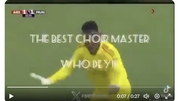 Mungkin Onana lebih cocok jadi dirigen orkestra. Foto: Twitter