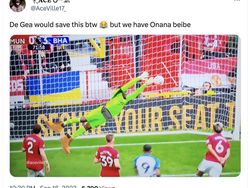 Meme Kocak Onana Tak Bisa Selamatkan Apa-apa