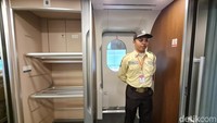 KA Cepat ini juga memiliki ruang penyimpanan untuk bagasi penumpang yang cukup luas. 