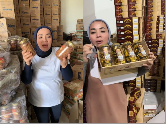 Toko online milik Muzdalifah tawarkan makanan murah ini laris manis.