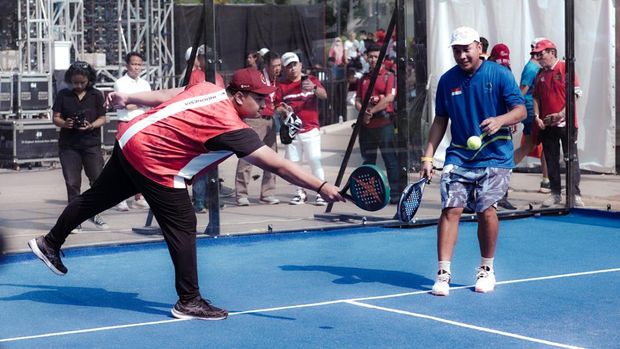 Padel Indonesia disosialisasikan bersama Menpora Dito Ariotedjo.