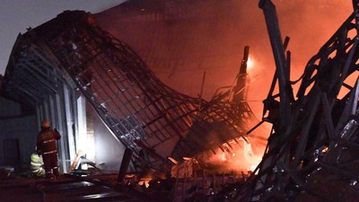 Potret Saat Kebakaran Hanguskan Museum Nasional