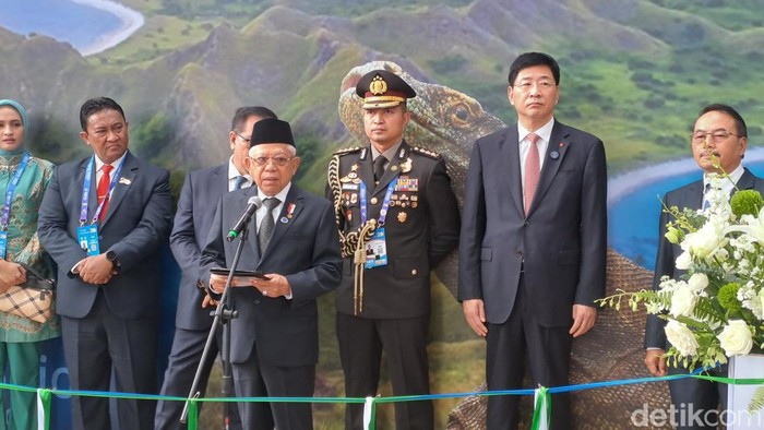 Wapres Maruf Amin di China-ASEAN Expo 2023 (Lisye/detikcom)