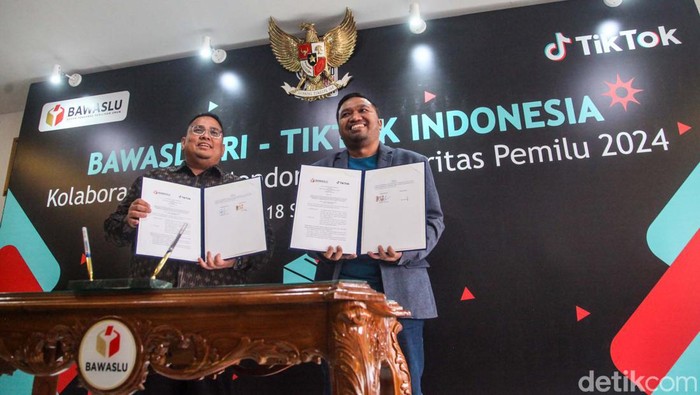 Bawaslu Gandeng Tiktok Tangani Konten Disinformasi Pemilu 2024 Bawaslu Gandeng Tiktok Tangani Konten Disinformasi Pemilu 2024