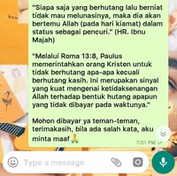 Sudah tengah bulan nih, gajian masih setengah jalan lagi. Kalau ada yang pinjam uang sekarang, kira-kira bakal kamu kasih atau tidak?