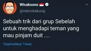 Sekali ngechat malah minjem duit. Foto: 1cak