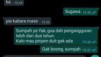 Sudah tengah bulan nih, gajian masih setengah jalan lagi. Kalau ada yang pinjam uang sekarang, kira-kira bakal kamu kasih atau tidak?