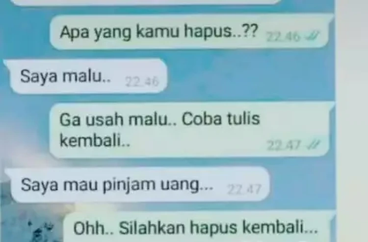 Sudah tengah bulan nih, gajian masih setengah jalan lagi. Kalau ada yang pinjam uang sekarang, kira-kira bakal kamu kasih atau tidak?