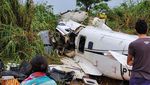 Foto-foto Pesawat Jatuh di Brasil yang Tewaskan 14 Orang