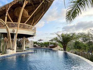 Hago Beach, Restoran Pantai Tropikal dengan View Sawah di Denpasar
