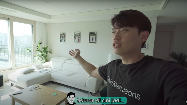 10 Foto Rumah YouTuber Jang Hansol di Korea, Canggih & Estetik Serba Putih