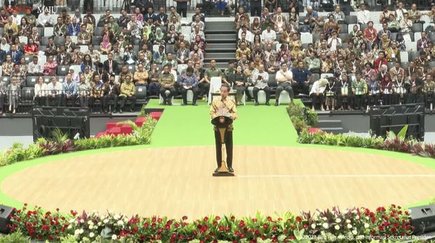 Sambutan Presiden Jokowi pada Festival LIKE, Indonesia Arena GBK, 18 September 2023. (Tangkapan Layar Youtube)
