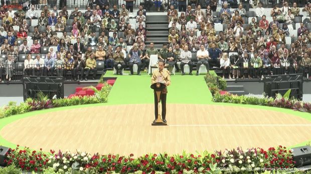 Sambutan Presiden Jokowi pada Festival LIKE, Indonesia Arena GBK, 18 September 2023. (Tangkapan Layar Youtube)