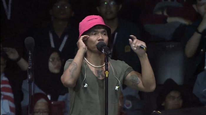 Kaka Slank di Puncak Festival LIKE 2023