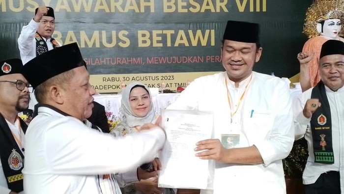 Ketua Umum Badan Musyawarah (Bamus) Betawi Riano P Ahmad