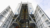 A view shows the launch facility at the Vostochny Сosmodrome in the far eastern Amur region, Russia, September 13, 2023. Sputnik/Artem Geodakyan/Pool via REUTERS ATTENTION EDITORS - THIS IMAGE WAS PROVIDED BY A THIRD PARTY.
