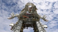 A view shows the launch facility at the Vostochny Сosmodrome in the far eastern Amur region, Russia, September 13, 2023. Sputnik/Artem Geodakyan/Pool via REUTERS ATTENTION EDITORS - THIS IMAGE WAS PROVIDED BY A THIRD PARTY.