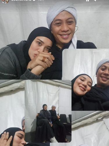 Kebersamaan Opick dengan Bebi Silvana.