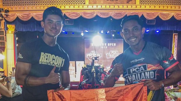Binaragawan muda asal Indonesia Oscar Tamio.