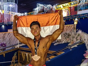 Kisah Oscar Tamio: Dulu Dibully Kurus, Kini Jadi Atlet Binaraga