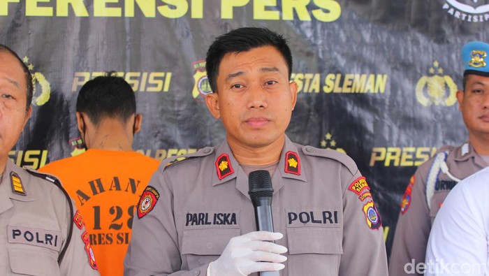 Pelaku pembuangan bayi kembar di Kapanewon Berbah, Sleman, dirilis polisi, Senin (18/9/2023).