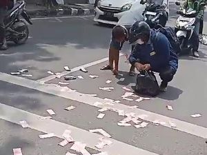 Heboh Hujan Uang di Medan, Ternyata Begini Faktanya