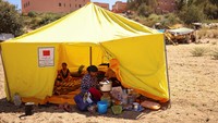 Gempa itu menewaskan lebih dari 2.900 orang dan melukai ribuan lainnya. REUTERS/Nacho Doce  