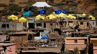 Bencana tersebut menjadikannya gempa paling mematikan di Maroko sejak tahun 1960 dan paling kuat setidaknya sejak tahun 1900. REUTERS/Ammar Awad  