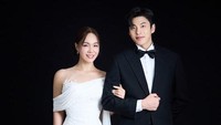 Foto-foto pernikahan ini dirilis secara resmi oleh manajemen dan seperti akan jadi salah satu sajian di lokasi pernikahan mereka nanti. Selamat buat Lim Jeong Hee dan Kim Hee Hyun! (Foto: dok. P&B Entertainment)
