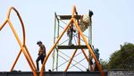 Proyek JPO Kebayoran Terus Dikebut