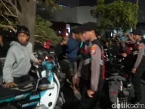 110 Motor Diamankan Saat Razia Balap Liar di Surabaya