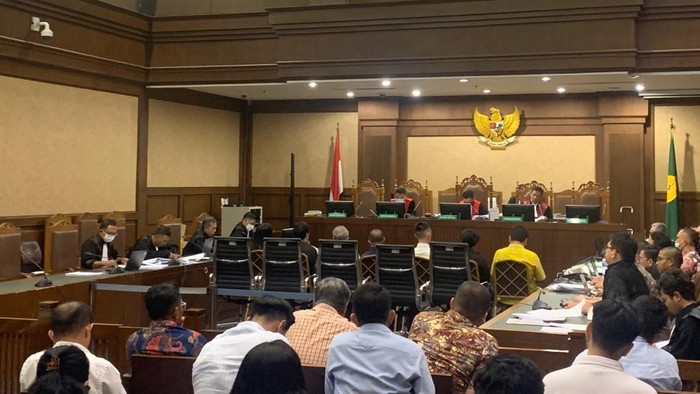 Sidang korupsi BTS pada Senin (18/9/2023)-(Mulia/detikcom)